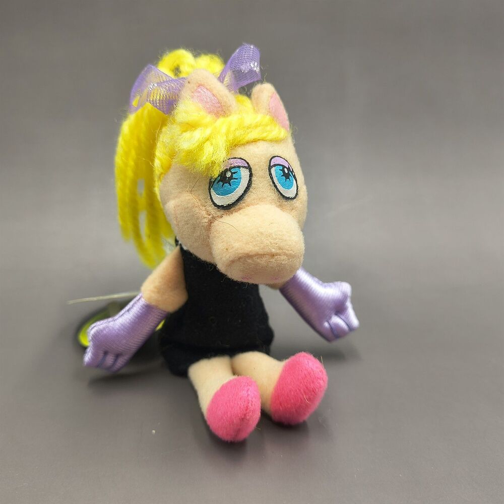 Starbucks Muppets Miss Piggy Finger Puppet Plush 2003 Vintage Tagged 4"